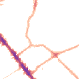 Night-time road noise heatmap for NW6 3AA