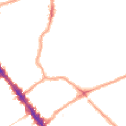 Night-time road noise heatmap for NW6 3AH