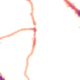 Night-time road noise heatmap for NW6 3AY