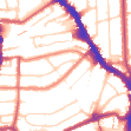 Daytime road noise heatmap for NW6 3DG