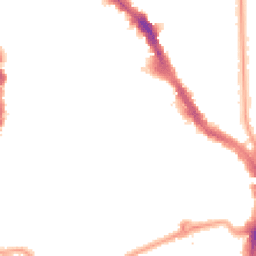 Night-time road noise heatmap for NW6 3DG