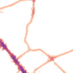 Night-time road noise heatmap for NW6 3PL