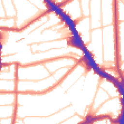 Daytime road noise heatmap for NW6 3QS