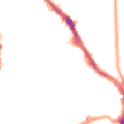 Night-time road noise heatmap for NW6 3QS