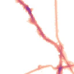 Night-time road noise heatmap for NW6 3QX