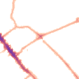 Night-time road noise heatmap for NW6 4BR