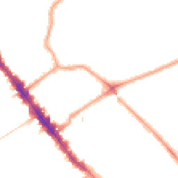 Night-time road noise heatmap for NW6 4DG