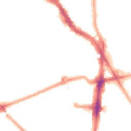 Night-time road noise heatmap for NW6 4EH