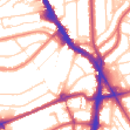 Daytime road noise heatmap for NW6 4EQ