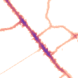 Night-time road noise heatmap for NW6 4HY