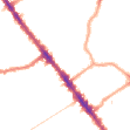 Night-time road noise heatmap for NW6 4JS