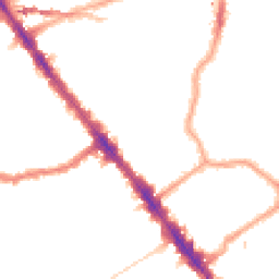 Night-time road noise heatmap for NW6 4JU