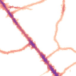Night-time road noise heatmap for NW6 4NB