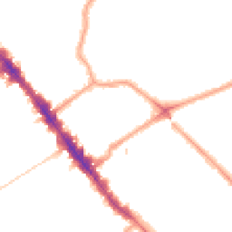 Night-time road noise heatmap for NW6 4NN