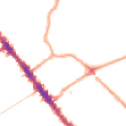 Night-time road noise heatmap for NW6 4NP