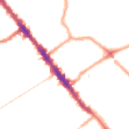 Night-time road noise heatmap for NW6 4NU