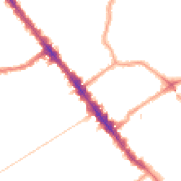 Night-time road noise heatmap for NW6 4PW
