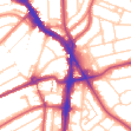 Daytime road noise heatmap for NW6 4RS