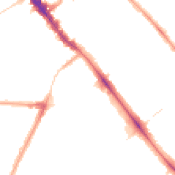 Night-time road noise heatmap for NW6 5EE