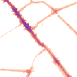 Night-time road noise heatmap for NW6 5HA