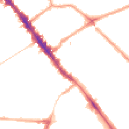 Night-time road noise heatmap for NW6 5HX