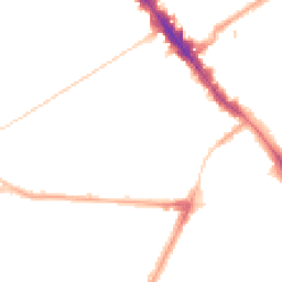 Night-time road noise heatmap for NW6 5QW