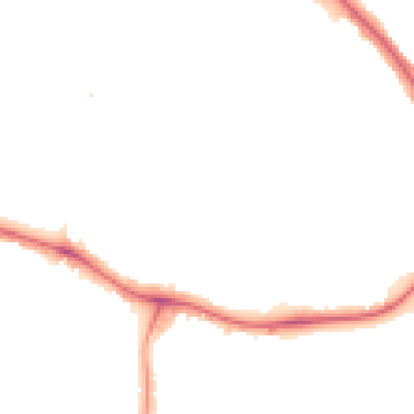 Night-time road noise heatmap for NW9 0AH