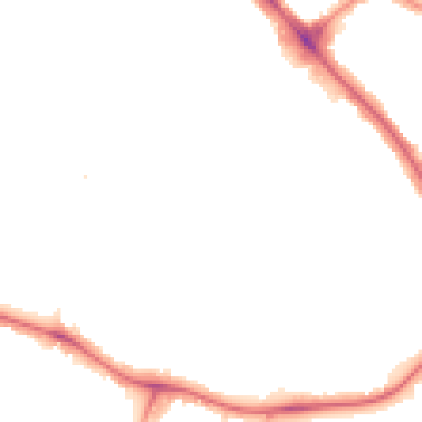 Night-time road noise heatmap for NW9 0AP