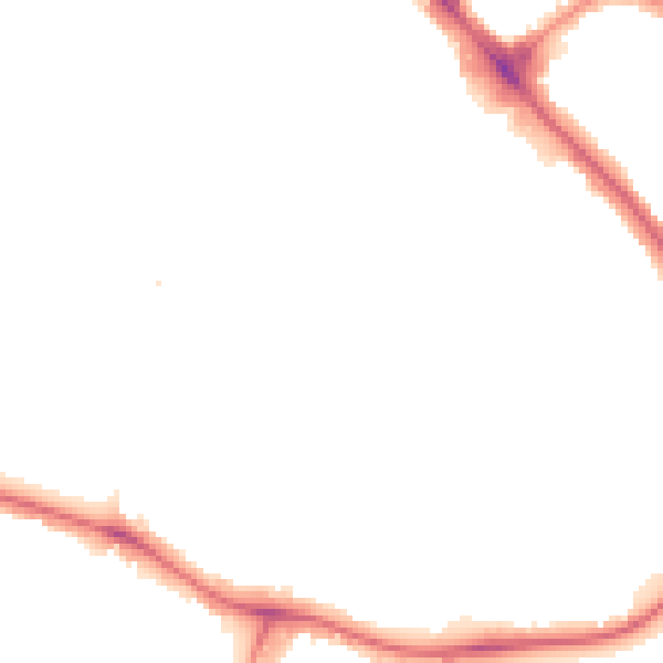 Night-time road noise heatmap for NW9 0AR