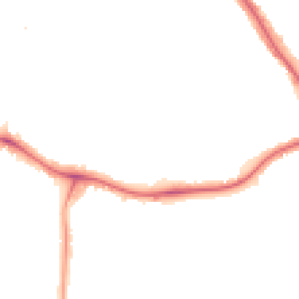Night-time road noise heatmap for NW9 0BA