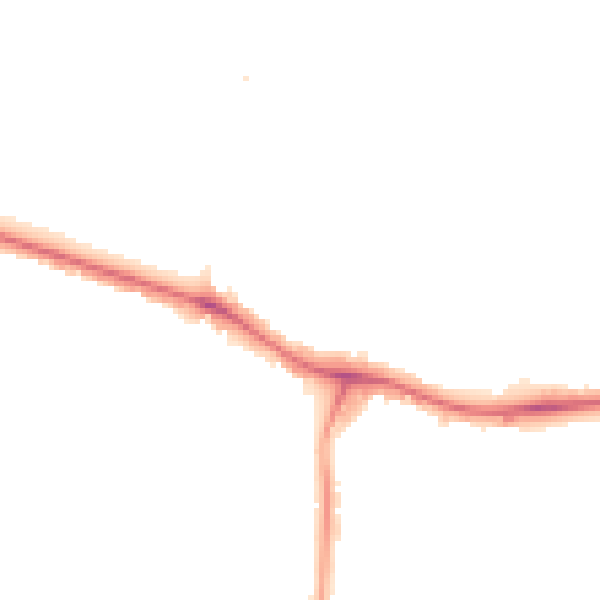 Night-time road noise heatmap for NW9 0BU