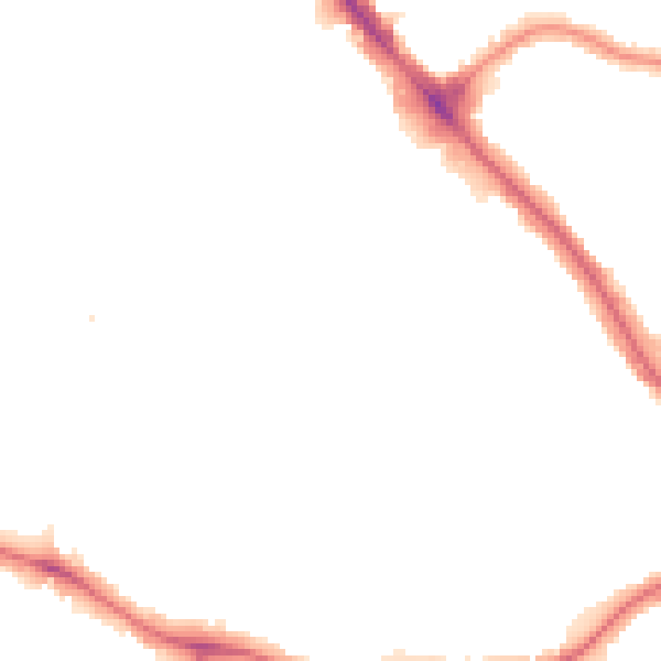 Night-time road noise heatmap for NW9 0LH