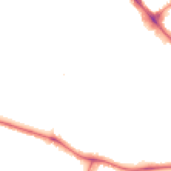 Night-time road noise heatmap for NW9 0NR