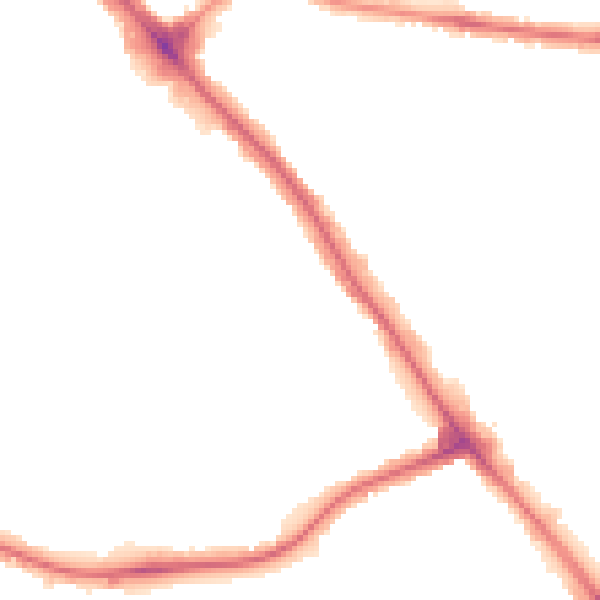 Night-time road noise heatmap for NW9 0SP