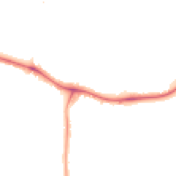 Night-time road noise heatmap for NW9 0XD