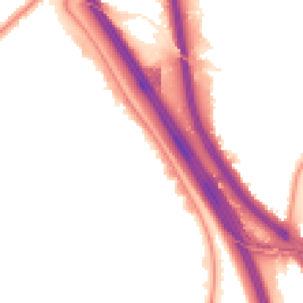 Night-time road noise heatmap for NW9 4AA