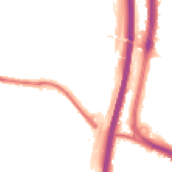 Night-time road noise heatmap for NW9 4BQ