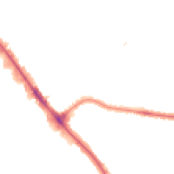 Night-time road noise heatmap for NW9 5EL