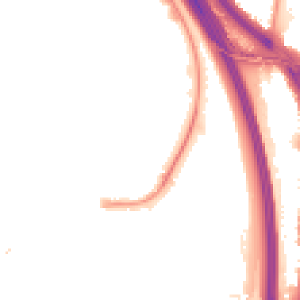 Night-time road noise heatmap for NW9 5NR