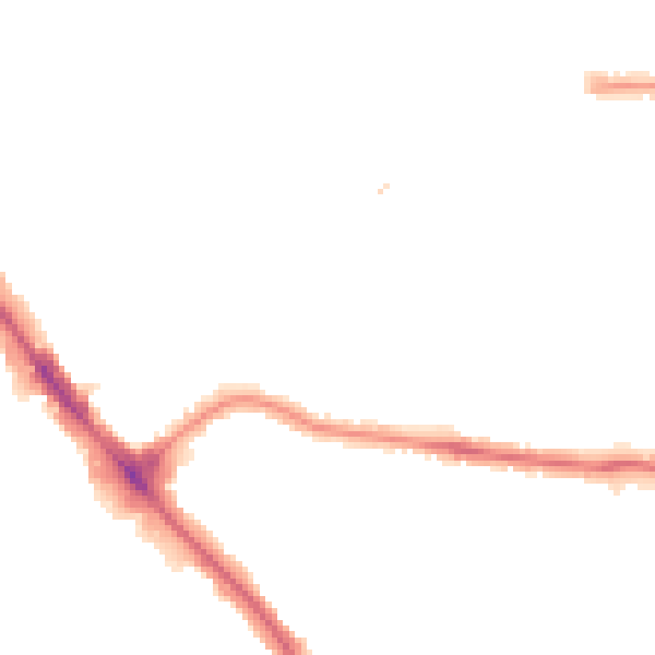 Night-time road noise heatmap for NW9 5RJ