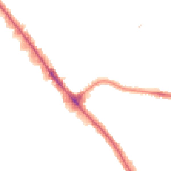 Night-time road noise heatmap for NW9 6BU