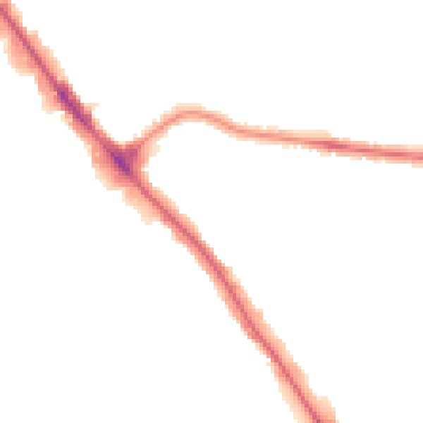 Night-time road noise heatmap for NW9 6HT