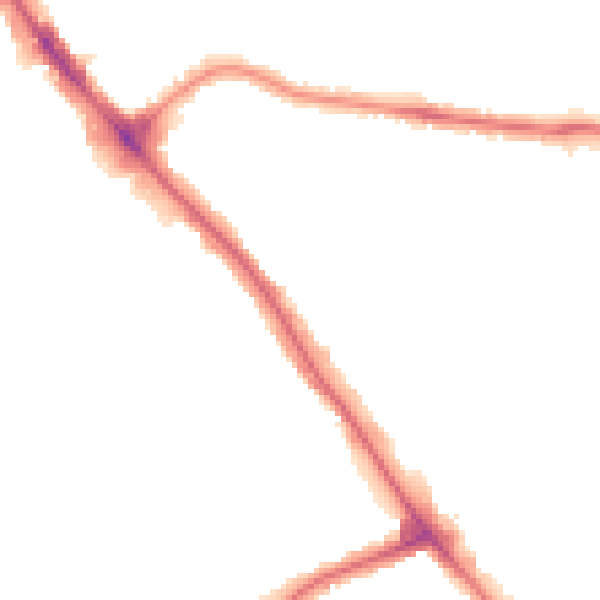 Night-time road noise heatmap for NW9 6RS