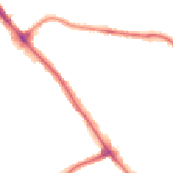 Night-time road noise heatmap for NW9 6RT