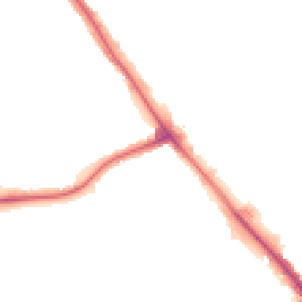 Night-time road noise heatmap for NW9 7HY
