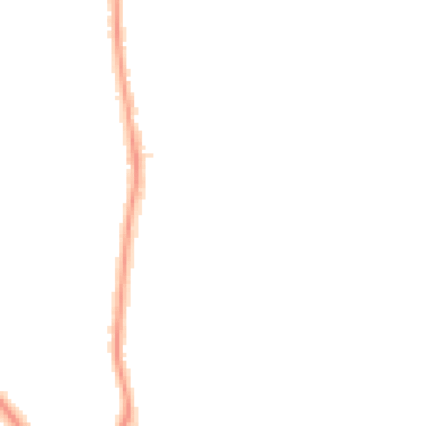 Night-time road noise heatmap for NW9 7NT