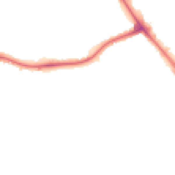 Night-time road noise heatmap for NW9 7RB