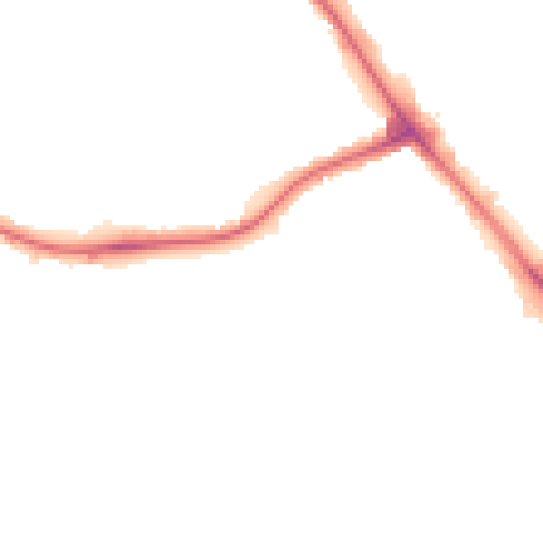 Night-time road noise heatmap for NW9 7RG