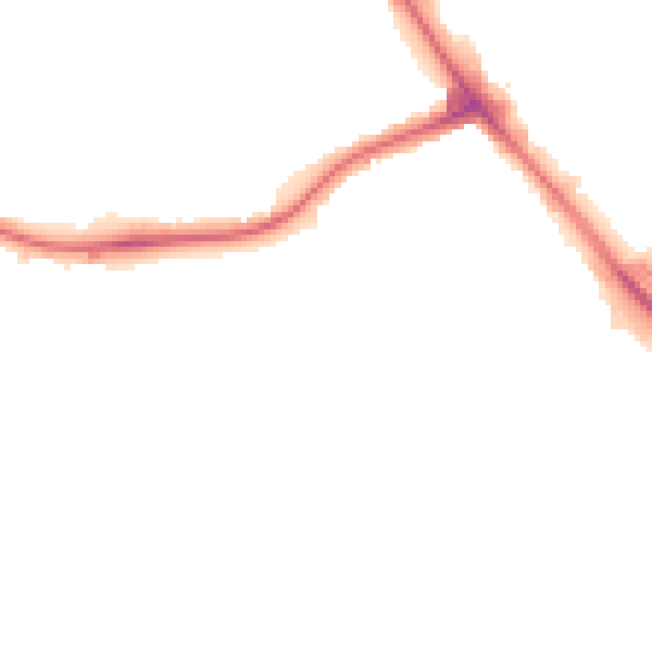 Night-time road noise heatmap for NW9 7RP