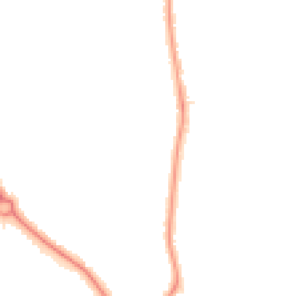 Night-time road noise heatmap for NW9 8HB
